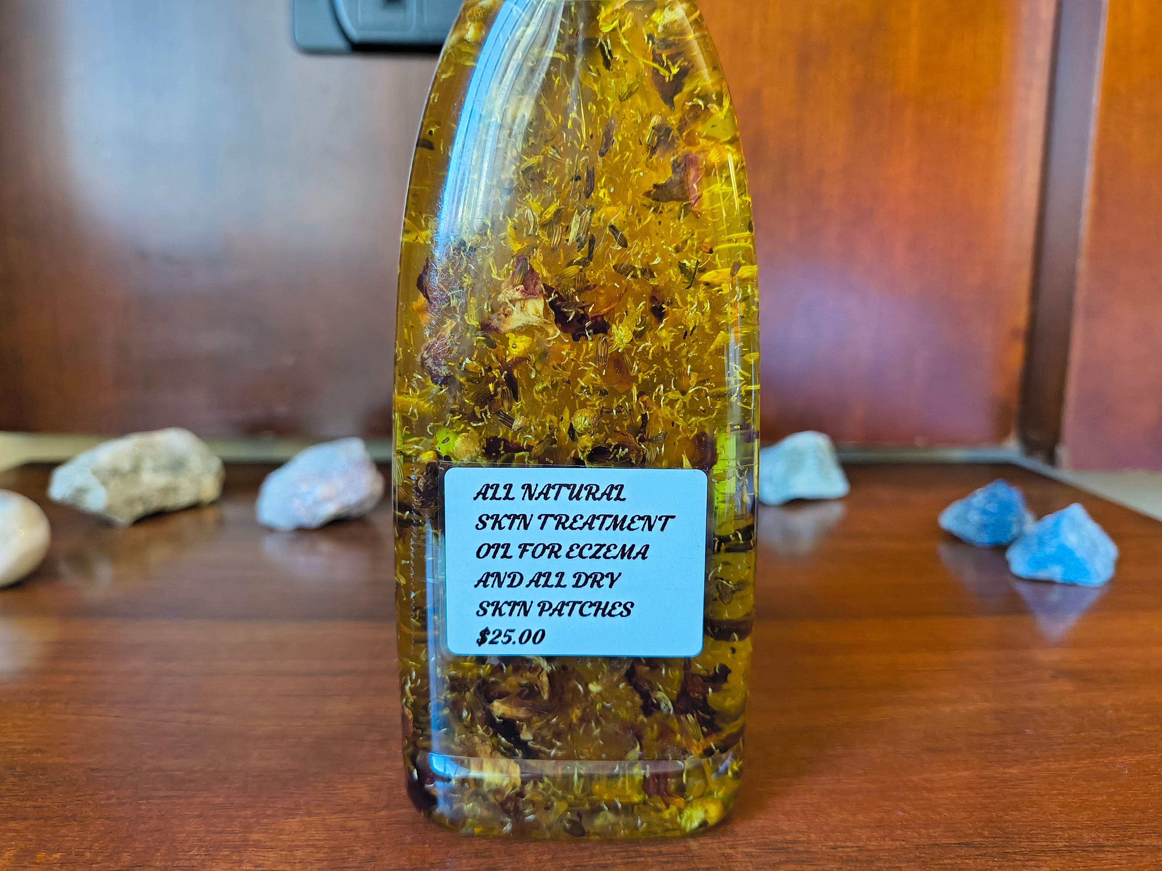 All natural skin treatment oil