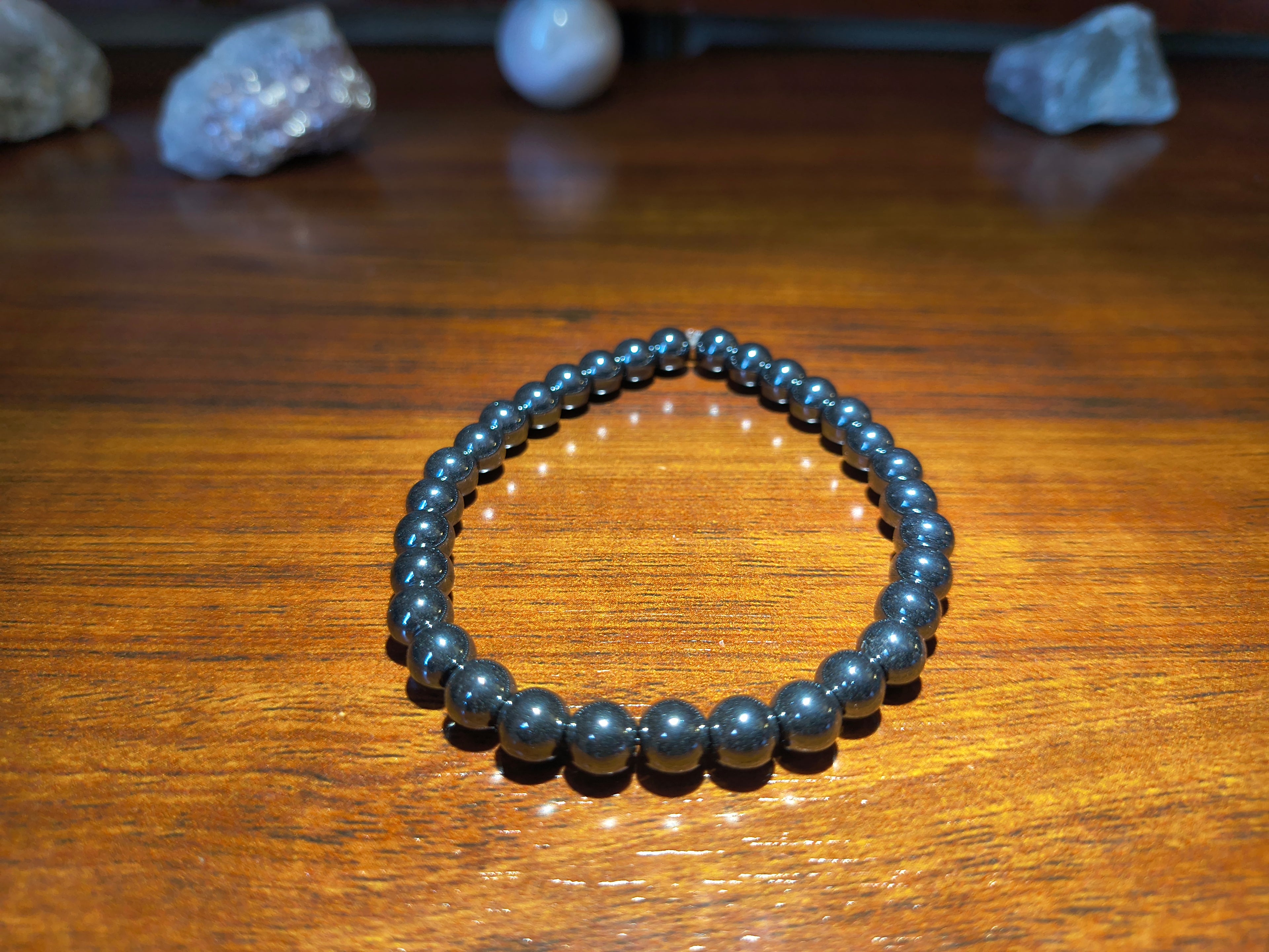 Hematite crystal bracelet