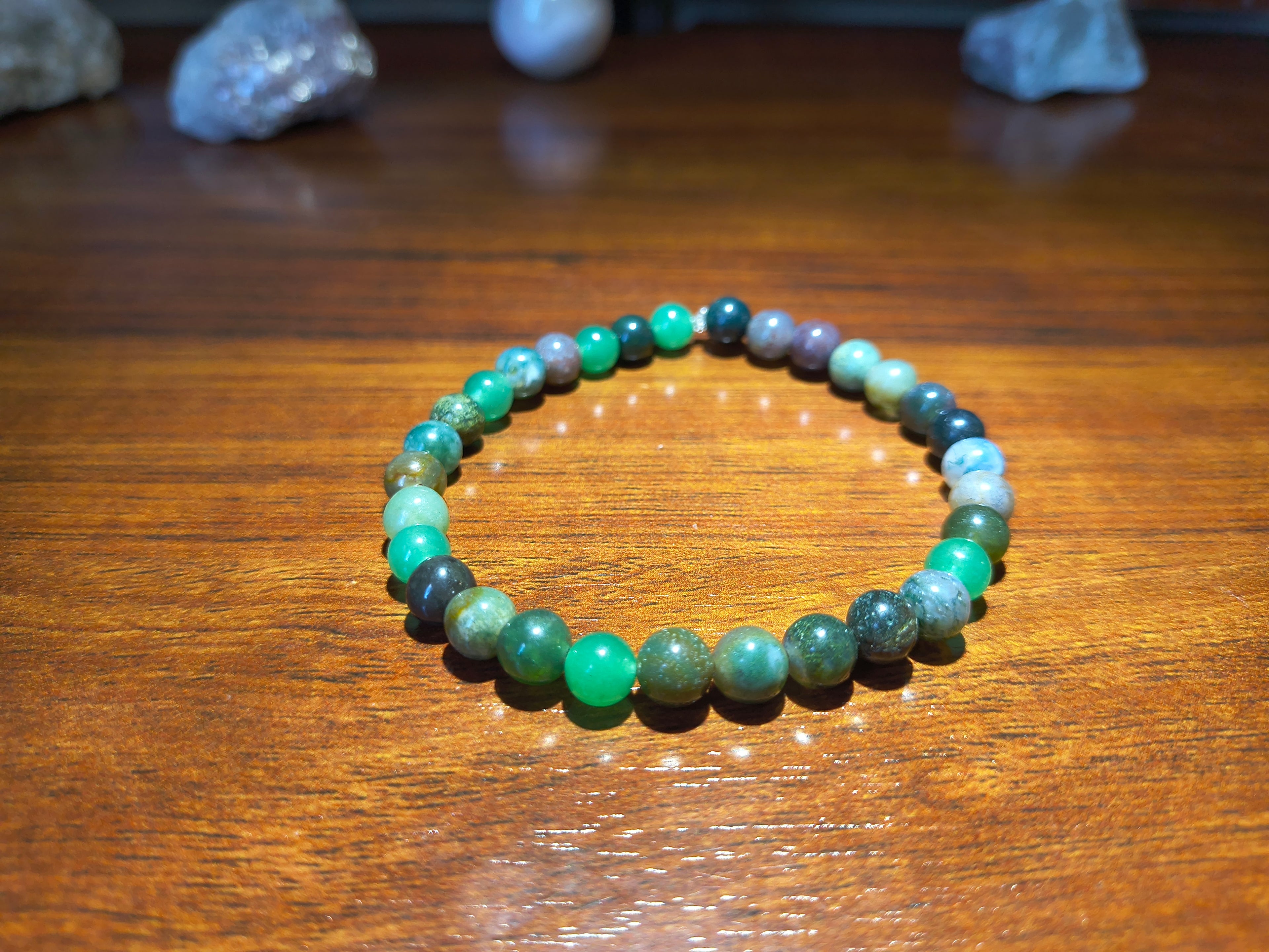 Fancy Jasper crystal bracelet