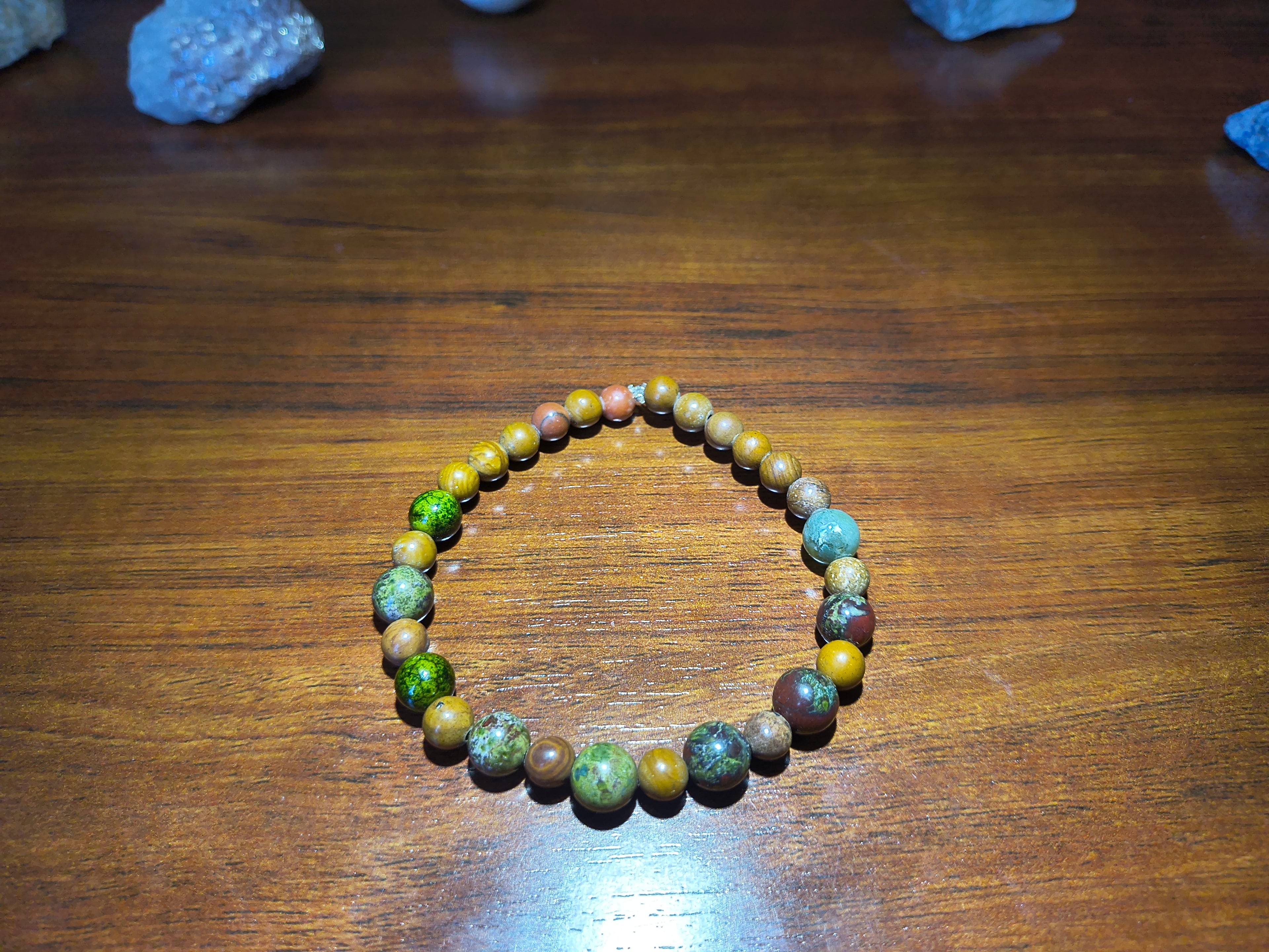 Multi crystal bead bracelet