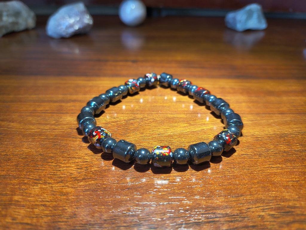 Hematite crystal bracelet