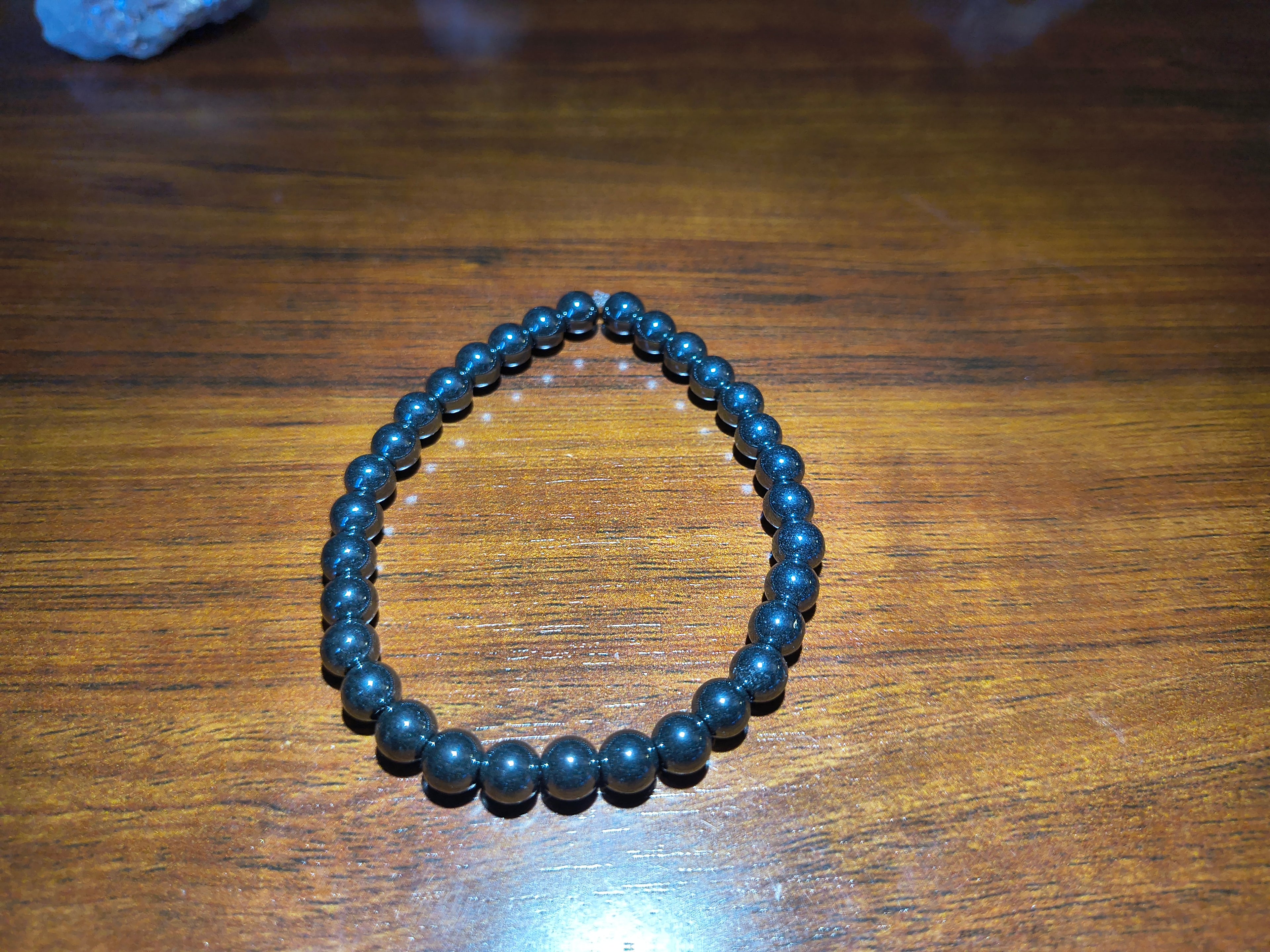 Hematite crystal bracelet