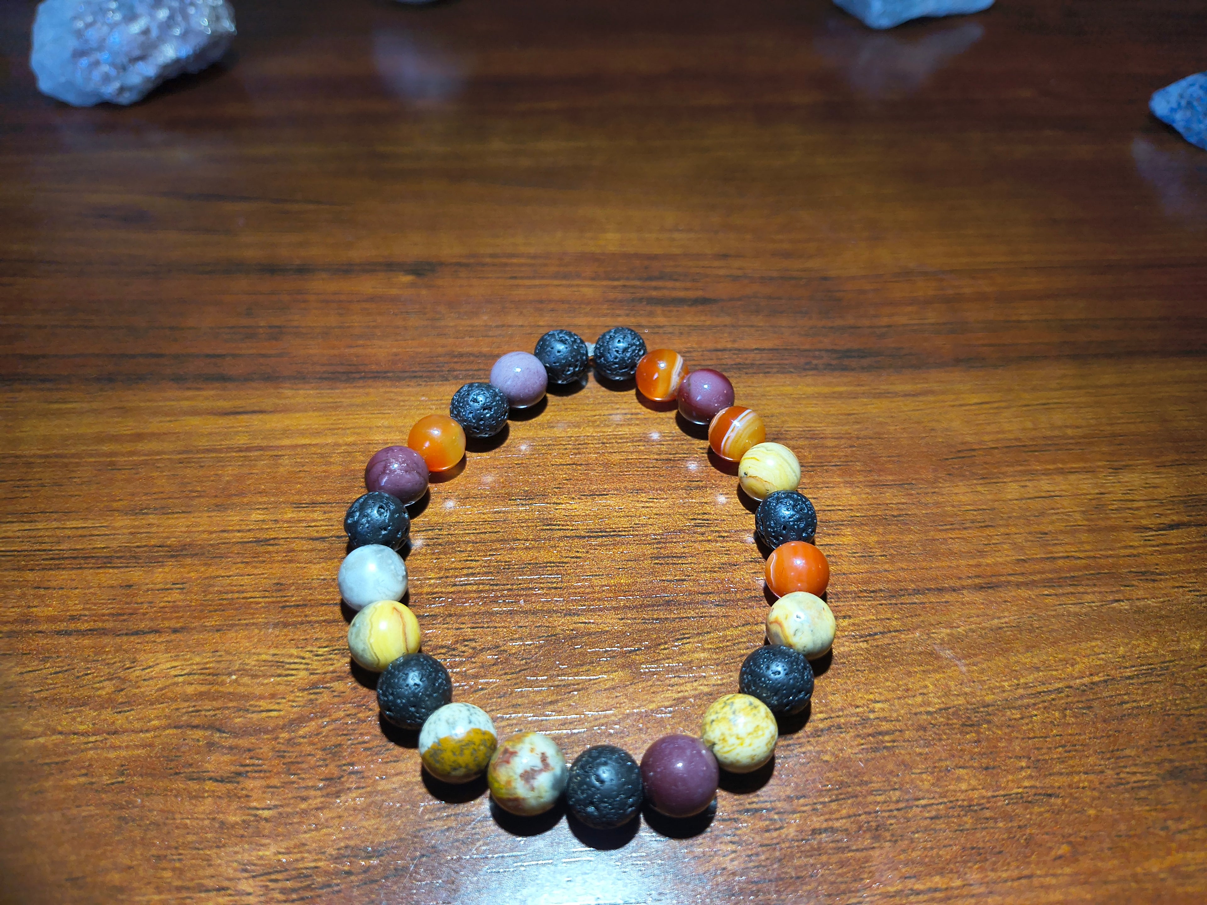 Multi crystal bead bracelet