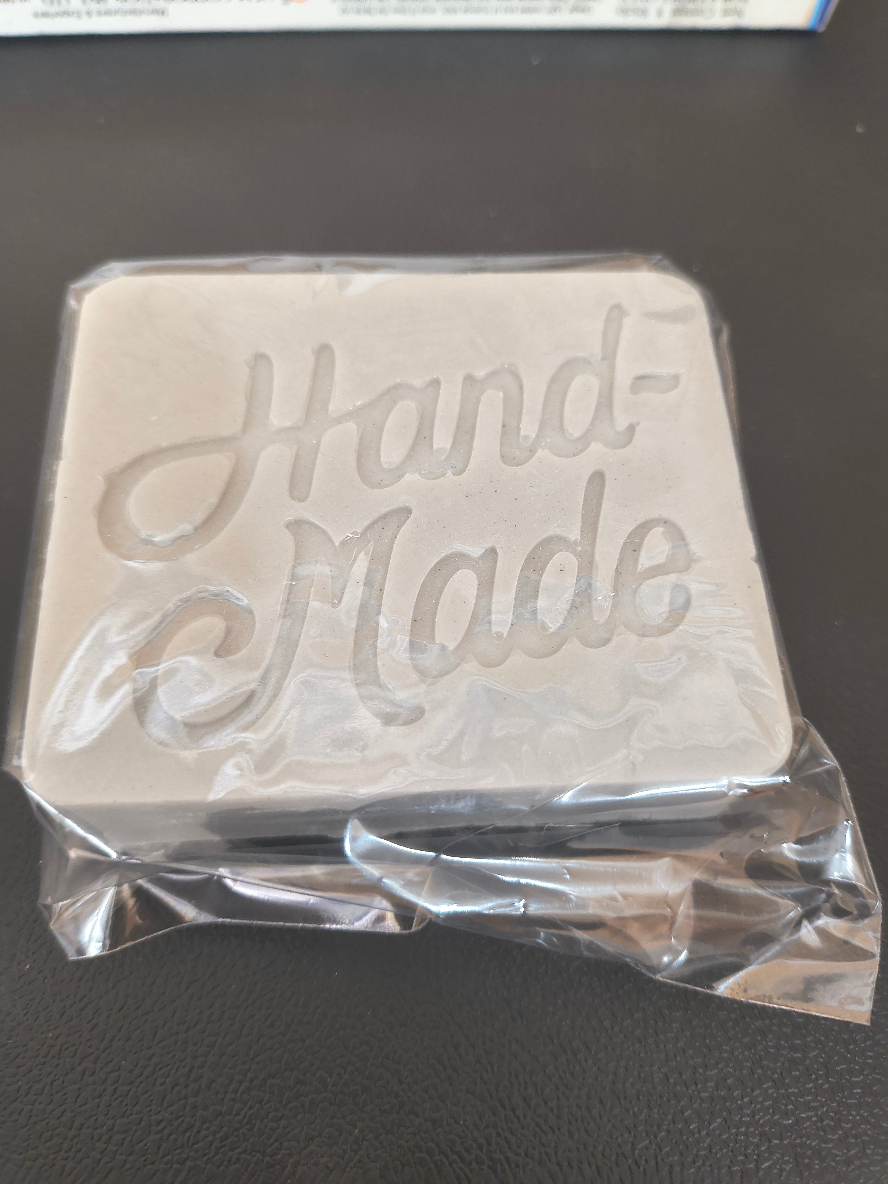 Natural hand made activated charcoal soap
